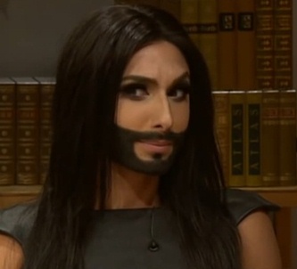 conchita wurst one eyebrow