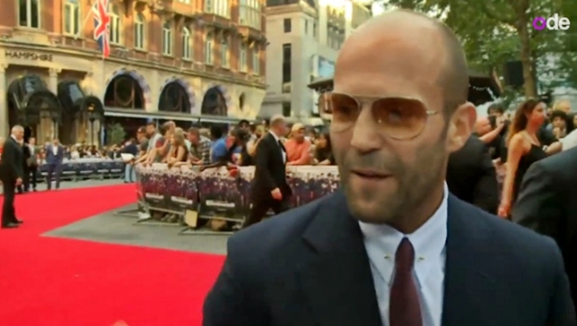 jason statham the expendables 3 red carpet