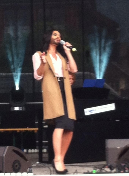 conchita wurst bad mitterndorf sound check