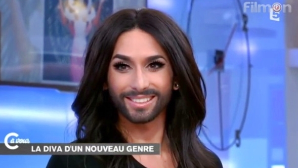 conchita wurst is just so pretty