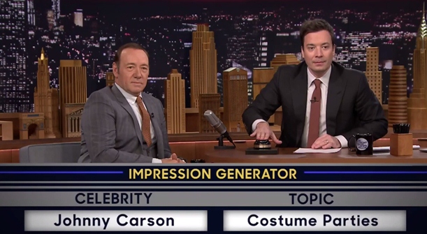 kevin spacey does impressions of bill clinton johnny carson tonight show