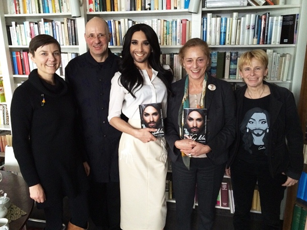 Conchita in Munich for book promotion 3
