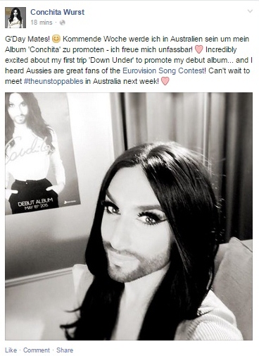 conchita wurst australia