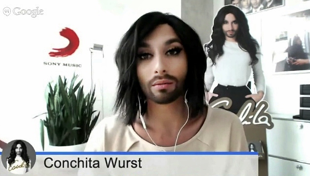 conchita at google hangout german