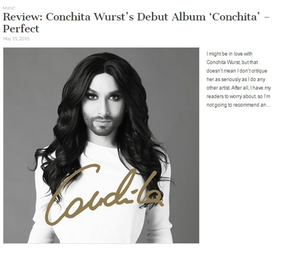 conchita wurst debut album conchita review