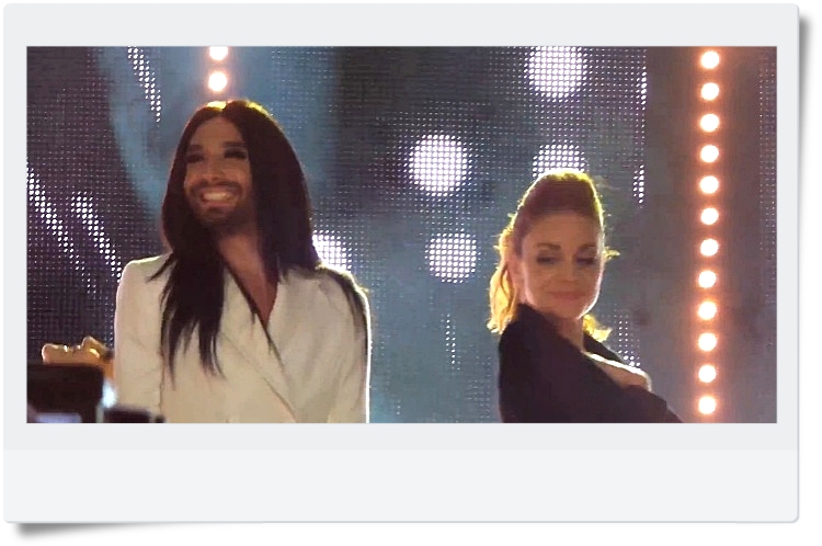 conchita wurst starnacht rehearsal