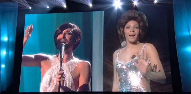 conchita and shirley bassey diamonds forever