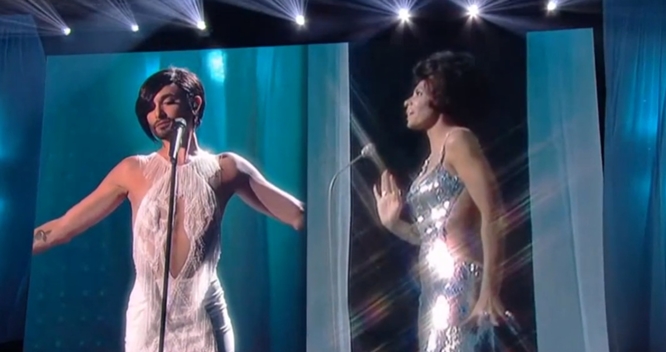 conchita wurst and shirley bassey