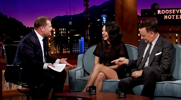 Mila Kunis Says She’s Married to Ashton Kutcher on James Corden’s First Night on the Late Late Show (Video)