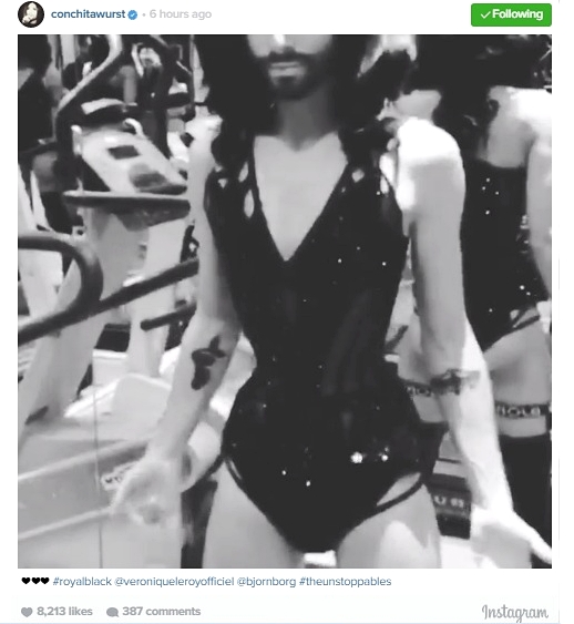 When Conchita Wurst Knows She’s Sexy, Look What Happens