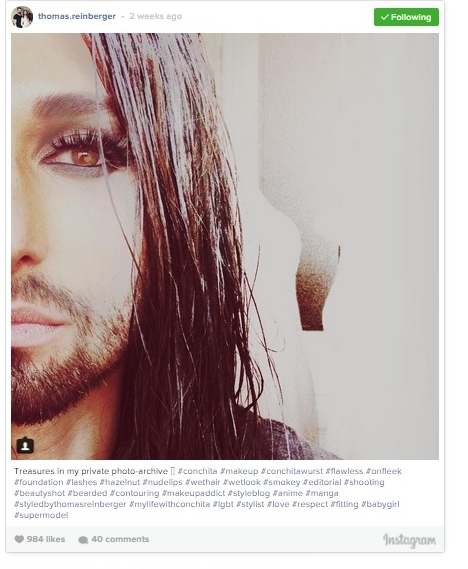 It’s How Conchita Wurst Constantly Reinvents Herself That Makes Her So Exciting