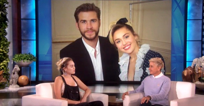 Miley Cyrus Is Engaged to Liam Hemsworth – Confirms on Ellen (Video)
