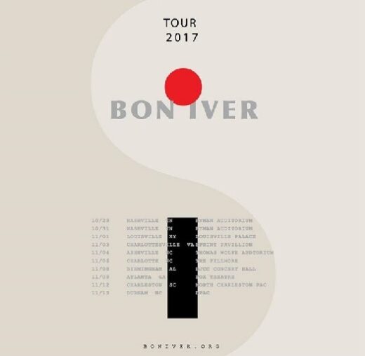 Bon Iver’s 10date US concert tour kicks off on October 29th in