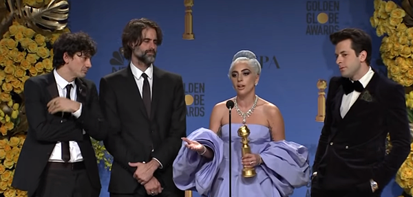 Lady Gaga and Bradley Cooper’s ‘Shallow’ wins Golden Globe but A Star Is Born snubbed
