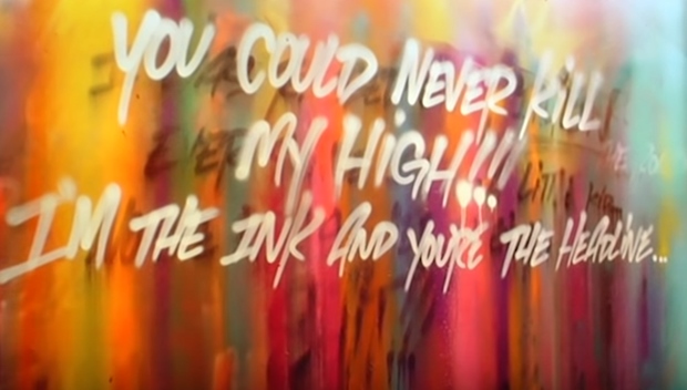 Blink-182’s ‘Blame It On My Youth’ lyric video is in explosive color, the song isn’t