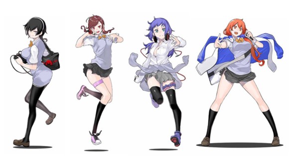 Kotodama Shōjo project being developed by Avex Pictures featuring all-female rap group