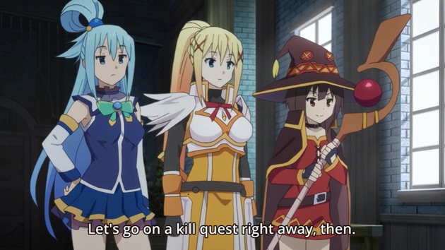 How to watch KonoSuba in the right order — seasons, OVAs and movie and Isekai Quartet