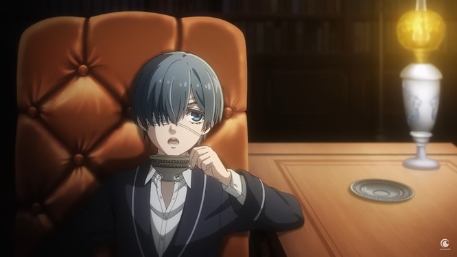 Black Butler S4 trailer has Sebastian pouring tea for Ciel and stating “I am one hell of a butler”
