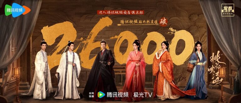 The Princess’s Gambit earns 26,000 on the Tencent heat index — yep, the C-drama’s popularity is increasing