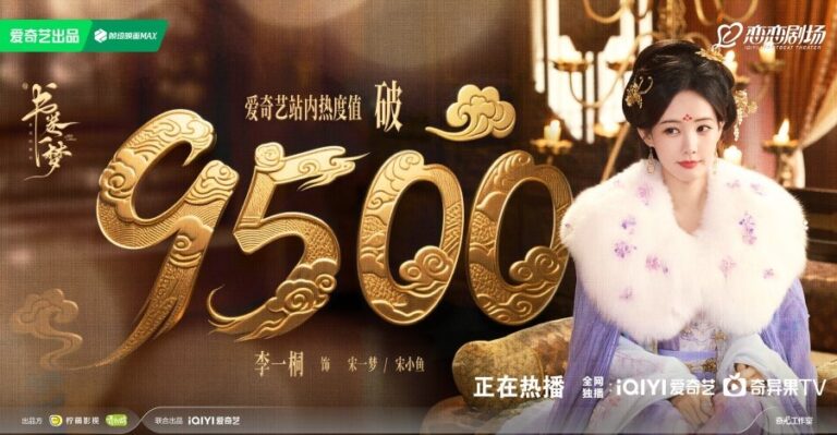 3 A Dream Within a Dream heat index posters drop as C-drama hits 9,500 for first time