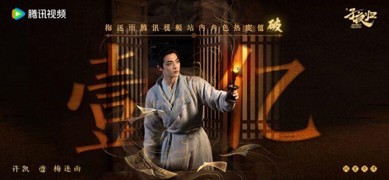 Mei Zhu Yu (aka Xu Kai) exceeds 100 million character popularity points – 50 million in just 5 days