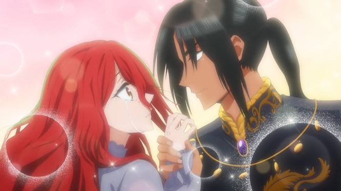 New Betrothed to My Sister’s Ex key visual has Kyros and Marie in a difficult situation