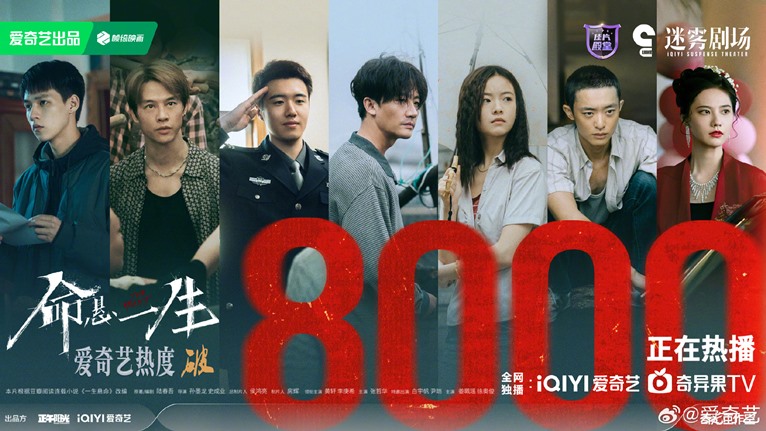 C-drama The Hunt has exceeded 8,000 on YOUKU’s heat index – sadly European and American fans can’t watch it